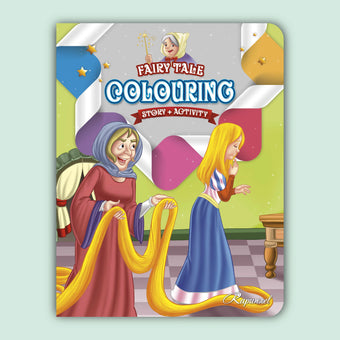 Fairy Tale Story & Activity Coloring Book 