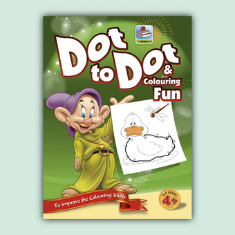 Dot to Dot Coloring Fun Jumbo