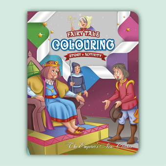 Fairy Tale Story & Activity Coloring Book 