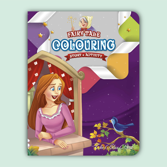 Fairy Tale Story & Activity Coloring Book 