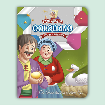 Fairy Tale Story & Activity Coloring Book 