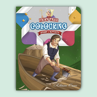 Fairy Tale Story & Activity Coloring Book 