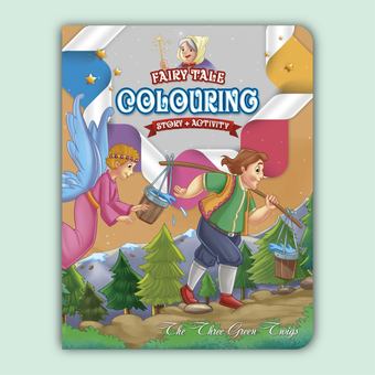 Fairy Tale Story & Activity Coloring Book 
