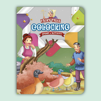 Fairy Tale Story & Activity Coloring Book 