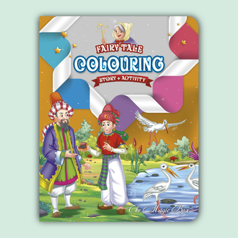 Fairy Tale Story & Activity Coloring Book 
