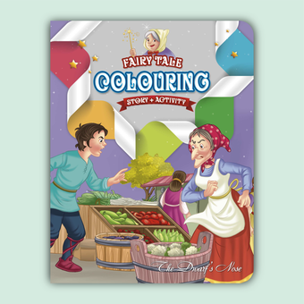 Fairy Tale Story & Activity Coloring Book 