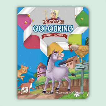 Fairy Tale Story & Activity Coloring Book 