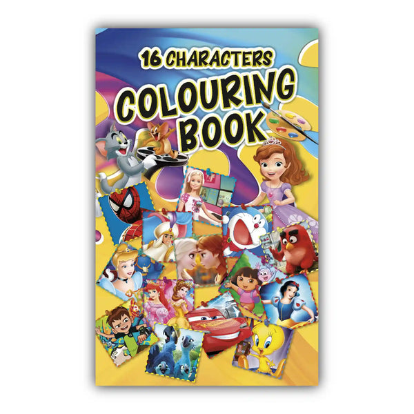 16 Characters Coloring | Book 2