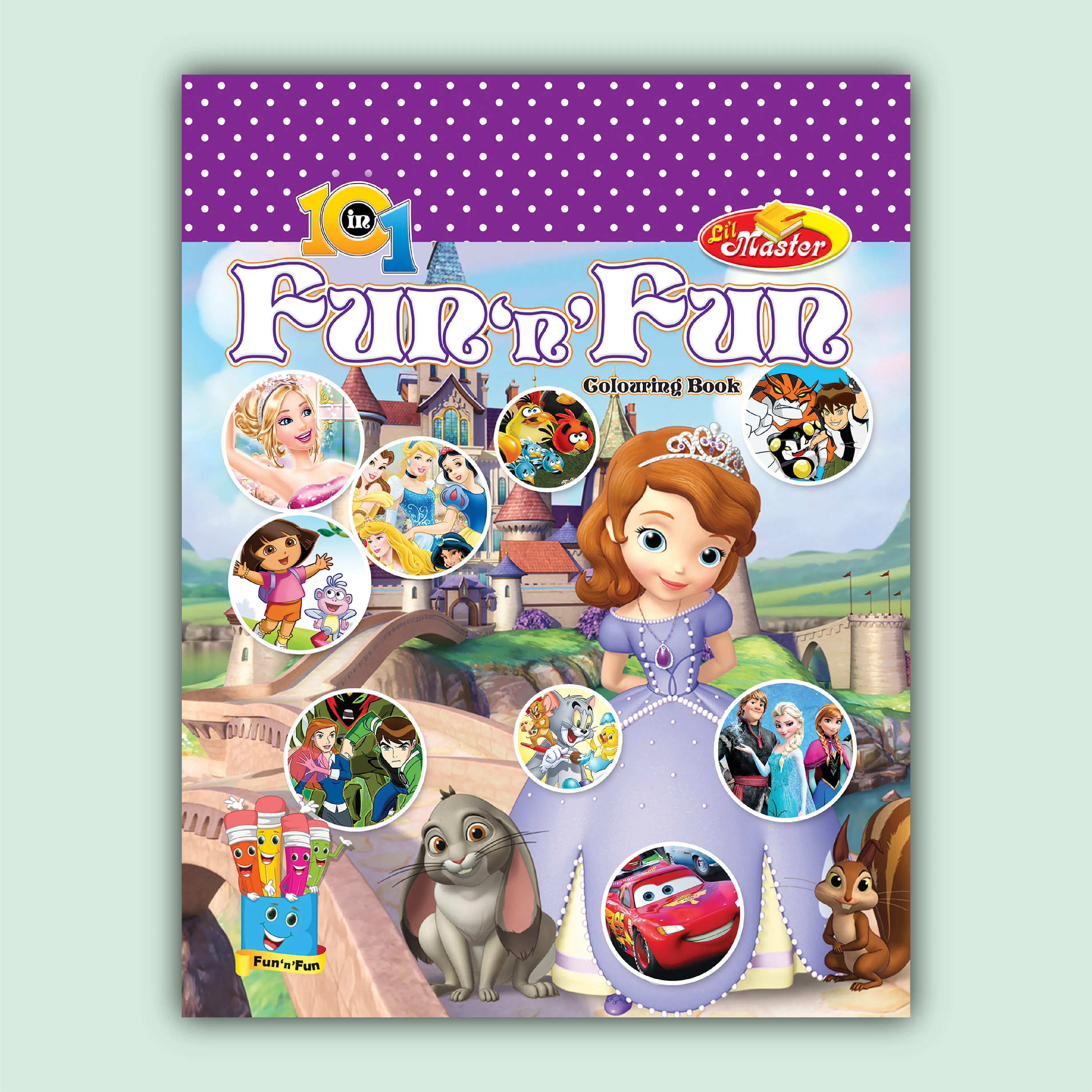 Fun 'n' Fun 10 in One Coloring Book
