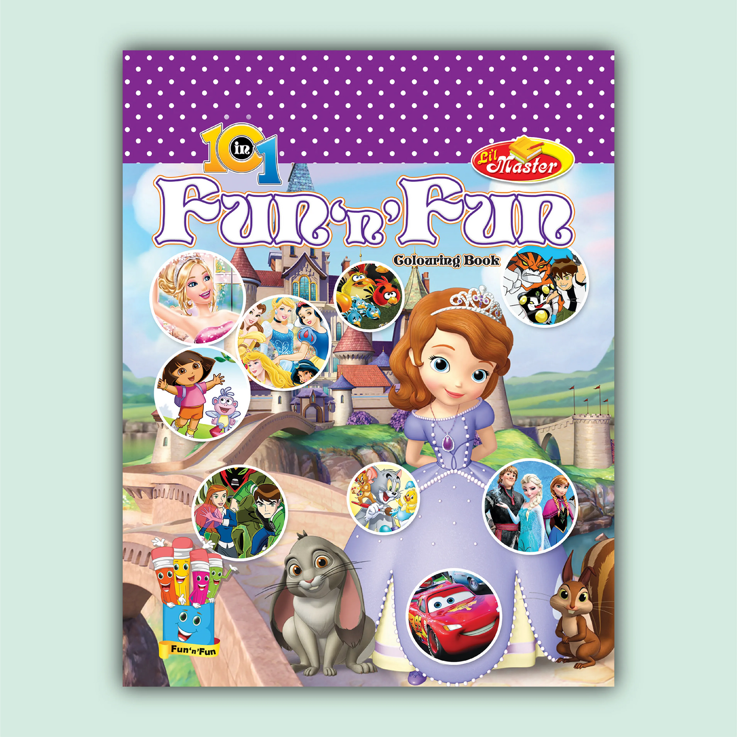 Fun 'n' Fun 10 in One Coloring Book

